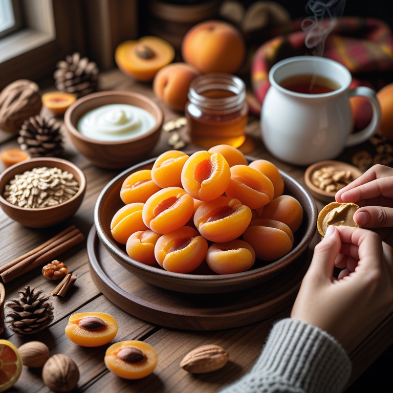 Błyskawiczny deser z podgrzewanych suszonych moreli na chłodne wieczory