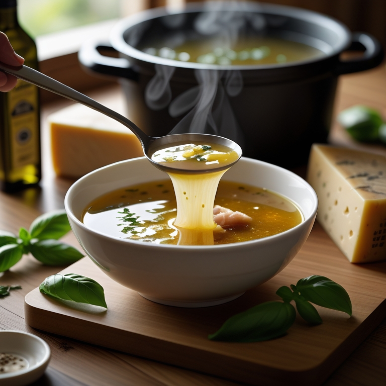 Rosół z nutą pizzy – gdy polska tradycja łączy się z włoskim serem